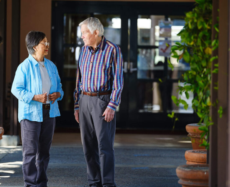 couple looking at each other