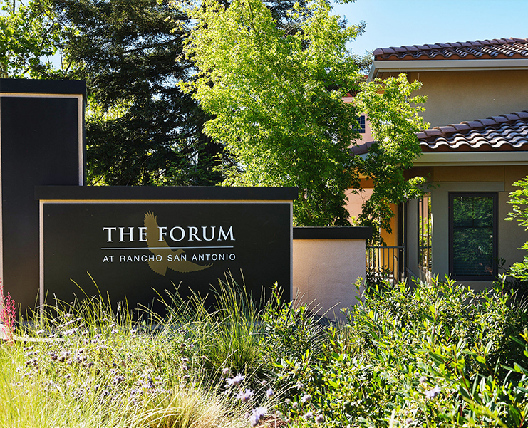 The Forum community signage