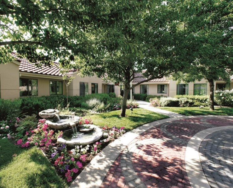 outdoor beauty shot on campus